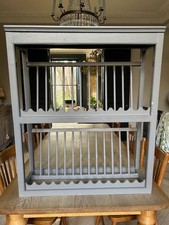 Antique pine plate rack