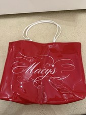 New Large Macy's Red Tote Bag