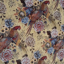 Vintage 70s Upholstery Fabric