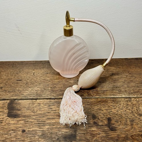 Vintage frosted pink glass - vintage,