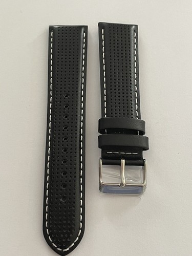 Lorus 22mm black leather - 22mm,
