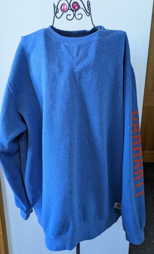 Mens carhartt blue sweatshirt - mens,