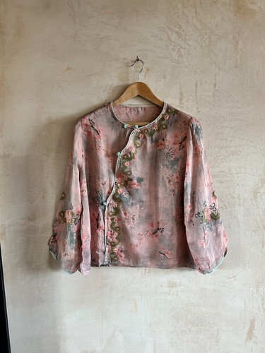 Vintage chinese style silk - chinese, top