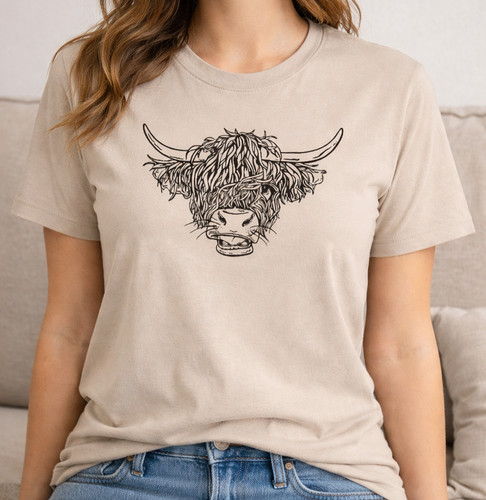 Highland cow shirt - cow, |