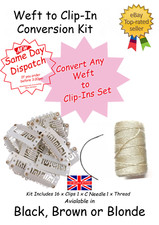 Hair Extension Snap Clip Set -