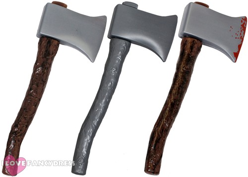Fake wood plastic axe - fake,
