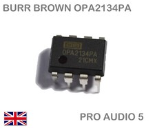 1x Audio Grade OPA2134PA OPA2134  Dual Audio OP-AMP I.C. DIP-8 - UK Fast Post