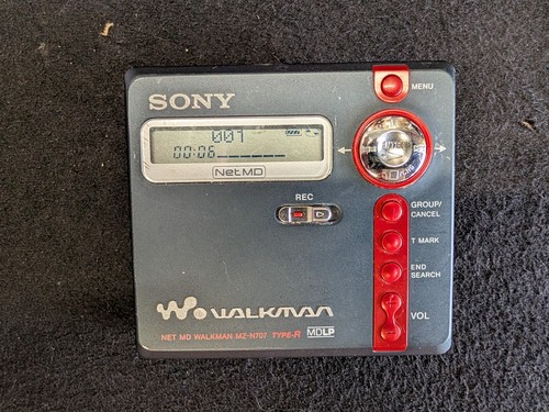 Sony walkman n707 minidisc - sony,