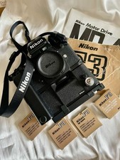 Nikon F3 HP 35mm SLR Camera with MD-4 Motor Drive + accessories