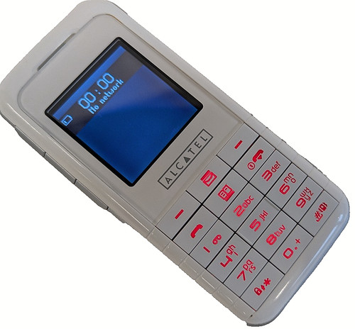 Alcatel e801 white mobile - alcatel,