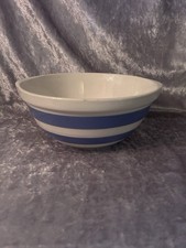 Vintage T. G. Green Blue & White Mixing Bowl c 1930 See Description