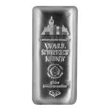 WALL STREET MINT SILVER BAR BU