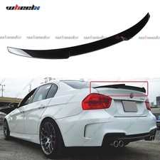 FOR BMW 3 SERIES E90 M3 SALOON GLOSS BLACK REAR TRUNK BOOT SPOILER LIP 2004-2012