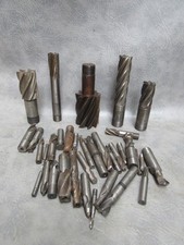 A VARIED SELECTION OF HSS END MILLING CUTTERS