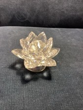 Clear Crystal Lotus Flower
