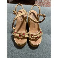 Sbicca Womens Rope Wedge