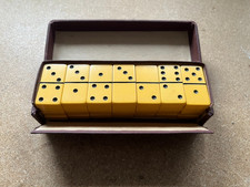 VINTAGE 28 PIECE DOMINOES SET - FREE UK POSTAGE!!