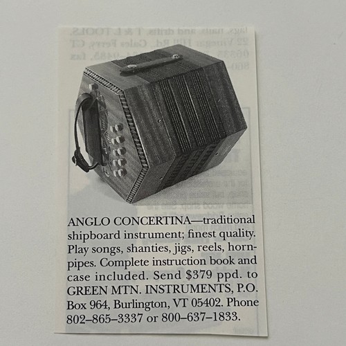 Green mtn instruments anglo - green,