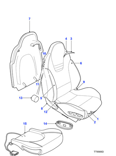 Jaguar switchpack bezel - bezel, xk8