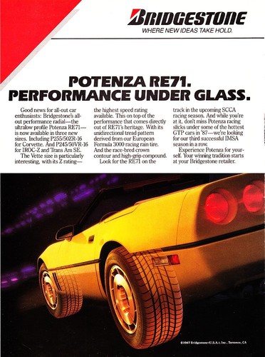 1987 bridgestone potenza - bridgestone, re71