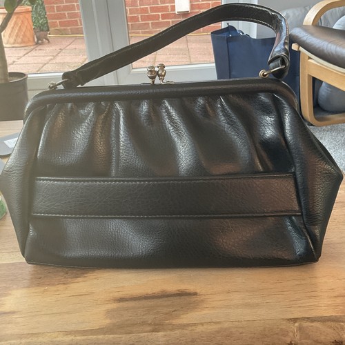 Vintage 1940 black - black, leather