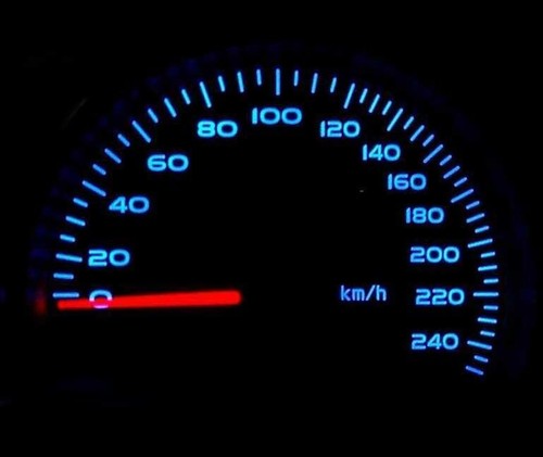 Blue led dash - blue, lighting