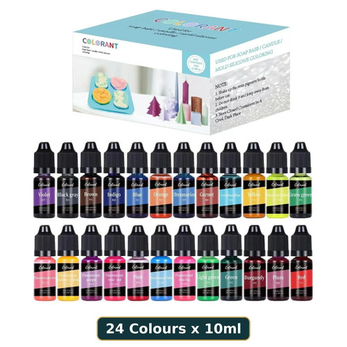 Candle dye colours - colours, liquid