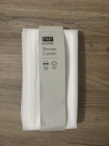 Tesco home white shower - f&f,