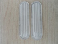 Vivarium glass door handles 1 pair clear plastic self adhesive 26/8e