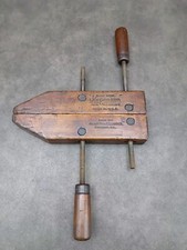 Antique Jorgenson Carpentry Carpenters Wooden Adjustable Clamp USA