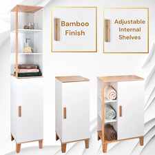 White Bathroom Cabinet Storage