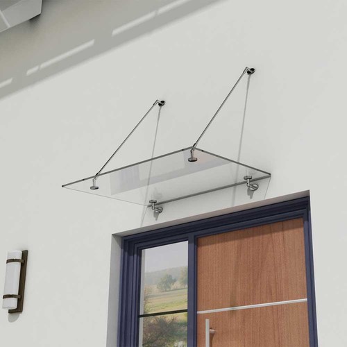 Designed glass canopy rain - designed,