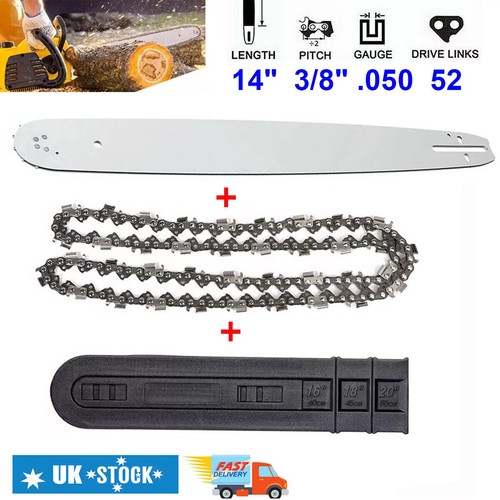 Chainsaw bar chain combo - 14",