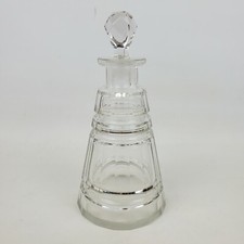 Vintage Clear Glass Decanter w