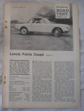 1966 Lancia Fulvia Coupe