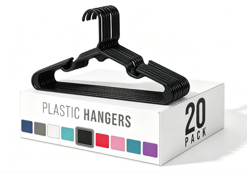 Pack black plastic - 20,