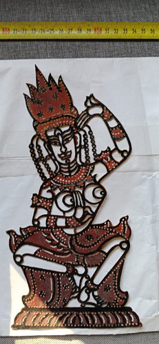 Cambodian handmade leather cut - cambodian,