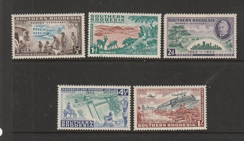 Southern rhodesia 1953 rhodes - southern,