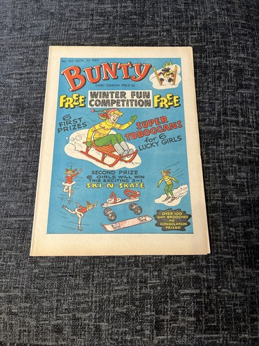 Bunty comic november 1965 - comic,