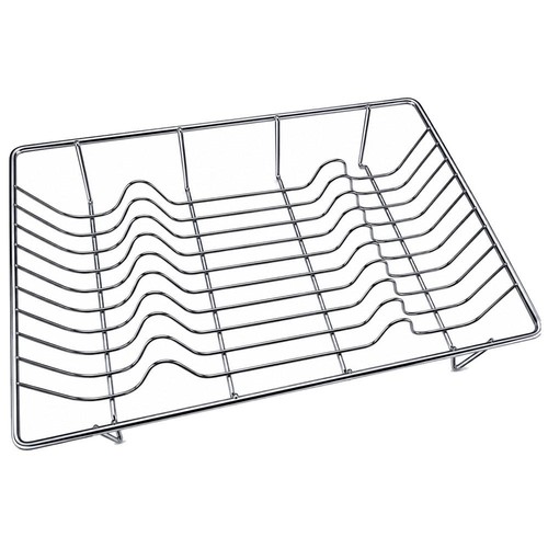 Chrome dish drainer - drainer, flat