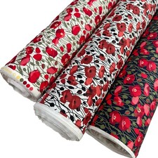 100% Cotton Poplin Fabric Rose