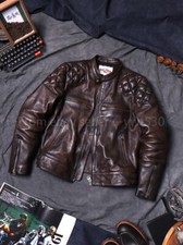 Men's Stand Collar Full Grain