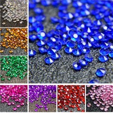 6000 Mixed Wedding Party Scatter Table Crystal Diamond Confetti Sparkly Beads