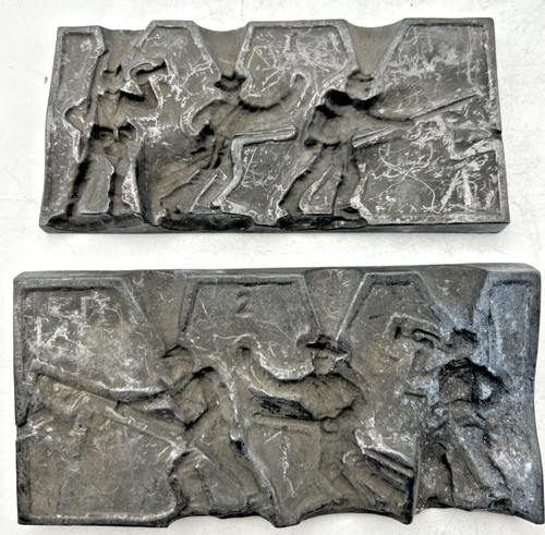 Vintage toy lead casting mold - lead,