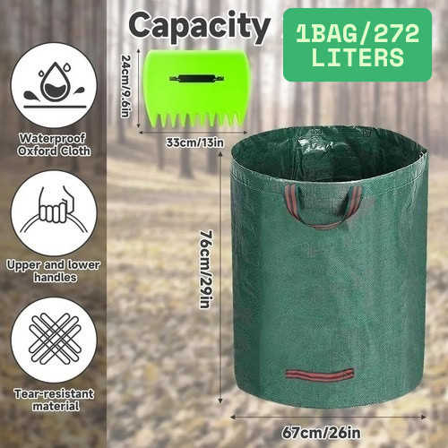 Outsunny garden waste bags - garden,