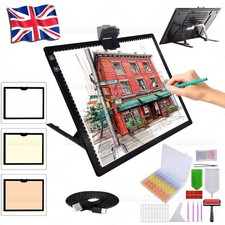 Rechargeable A3 LED Tracing Light Pad Box w/ stand for Drawing Diamond Painting