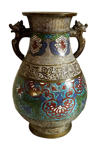 Antique chinese champleve - chinese,
