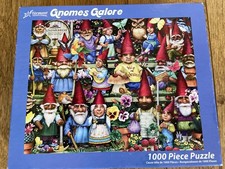 VERMONT CHRISTMAS COMPANY JIGSAW PUZZLE - GNOMES GALORE - 1000 PIECES COMPLETE