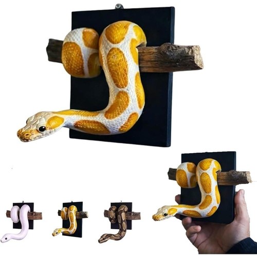 Golden ball python wall - ball,