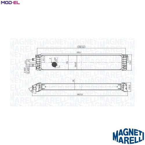 Charge air cooler 351319206270 - air,